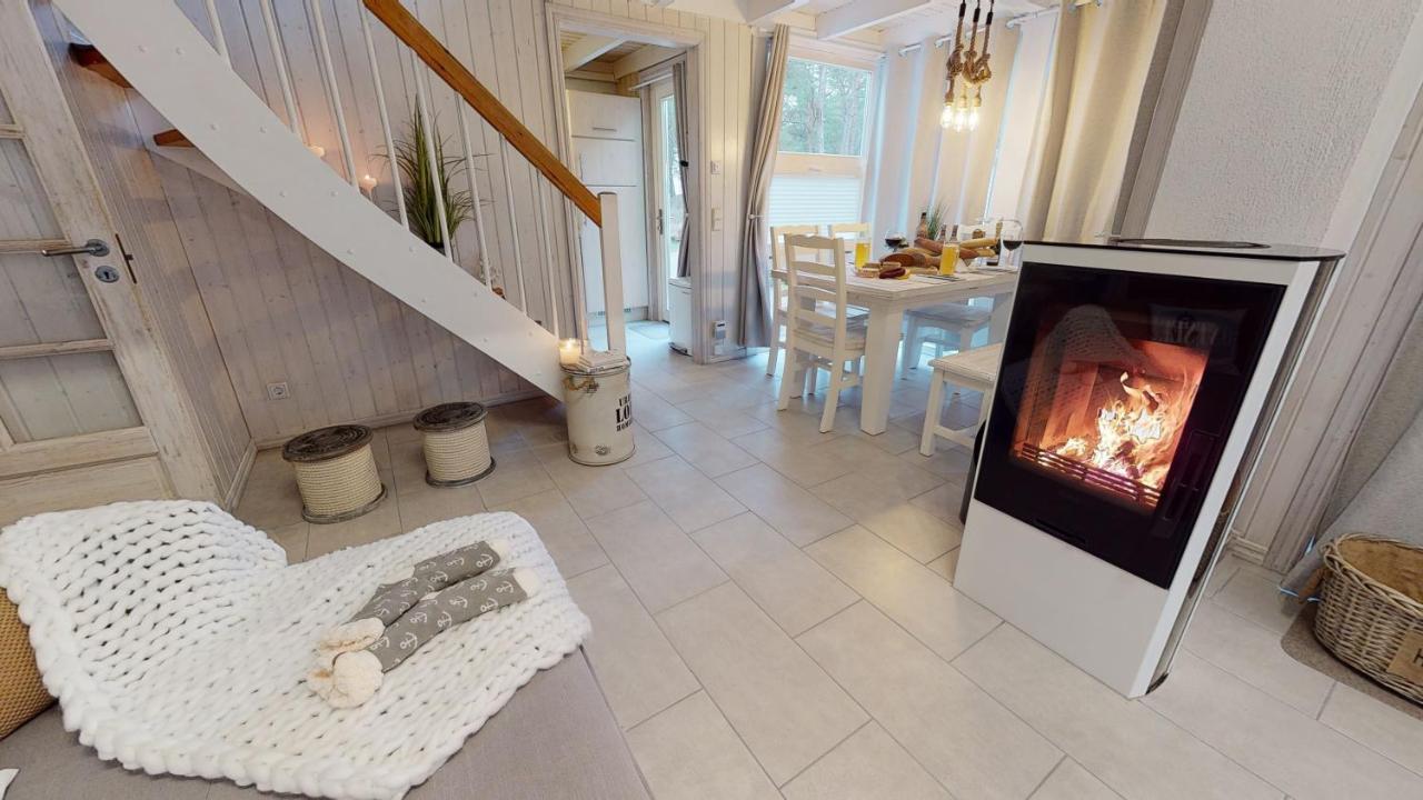 Strandhaus Ruegen - Meerblick, Sauna, Kamin & Whirlpool Baabe Exteriör bild