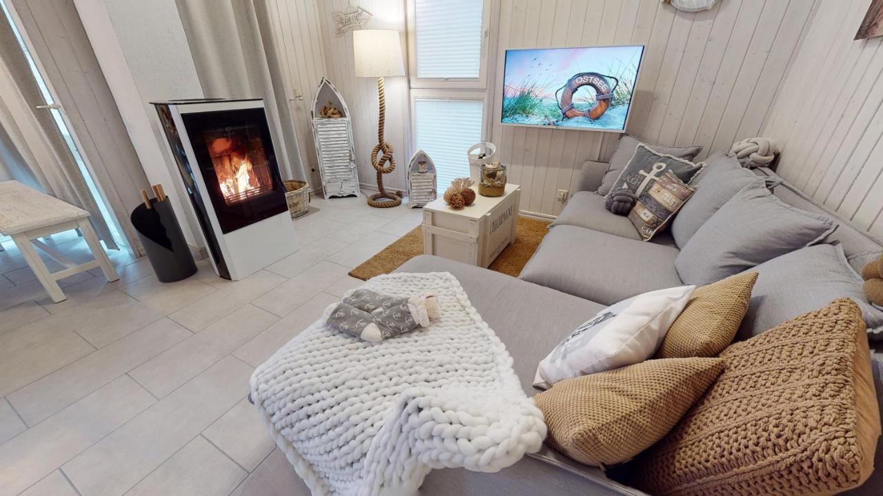 Strandhaus Ruegen - Meerblick, Sauna, Kamin & Whirlpool Baabe Exteriör bild