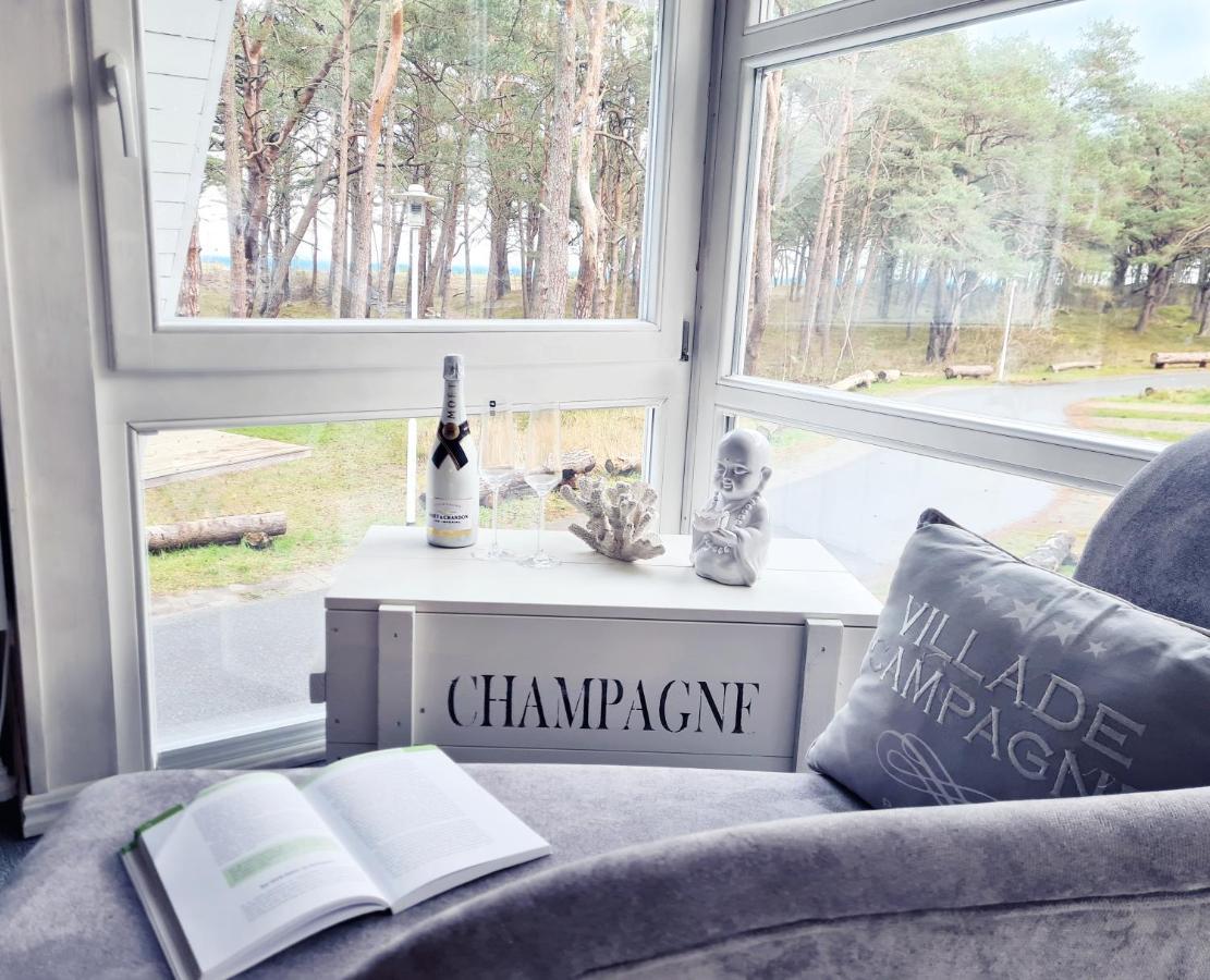 Strandhaus Ruegen - Meerblick, Sauna, Kamin & Whirlpool Baabe Exteriör bild