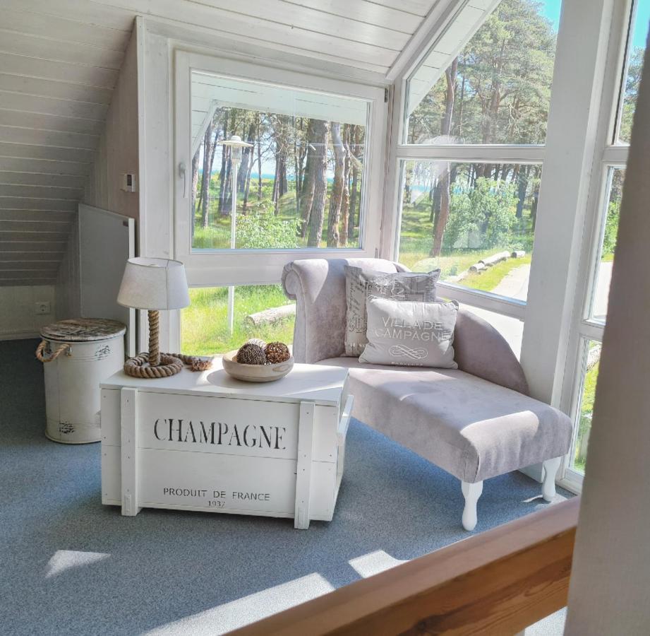 Strandhaus Ruegen - Meerblick, Sauna, Kamin & Whirlpool Baabe Exteriör bild