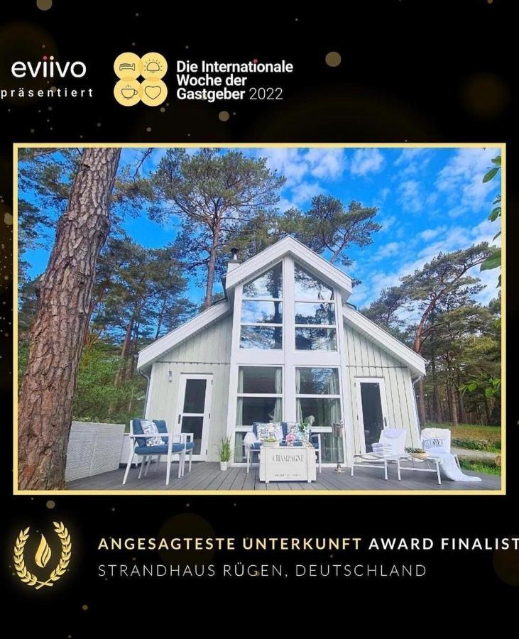 Strandhaus Ruegen - Meerblick, Sauna, Kamin & Whirlpool Baabe Exteriör bild